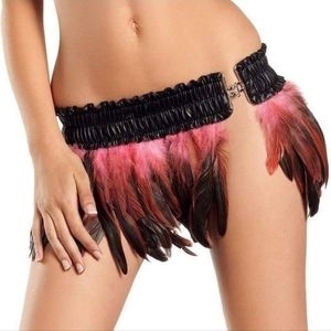 Black Feather Skirt